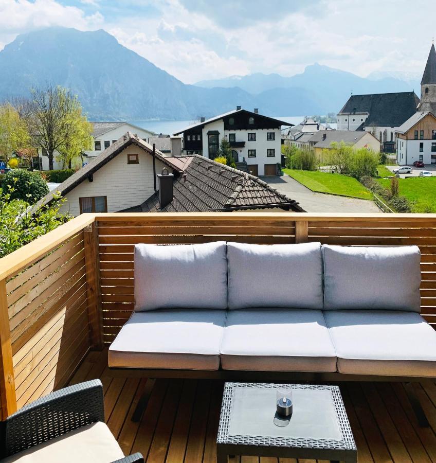 Traum Panorama Apartment Mit Berg & Seeblick Altmünster Dış mekan fotoğraf